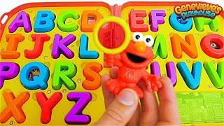 Kids help Elmo find all of the Missing Letters so we can Spell Words