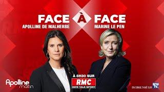  DIRECT - Lintégrale de linterview de Marine Le Pen députée réélue Rassemblement National du ...