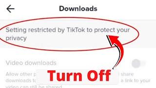 How to Turn Off Setting Restricted by TikTok to Protect Your Privacy 2024  English