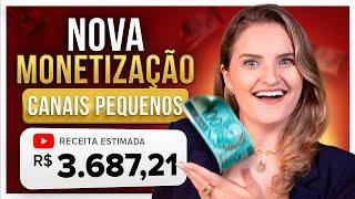  É OFICIAL Como MONETIZAR no YOUTUBE com POUCOS INSCRITOS