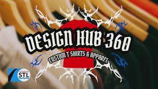 No experience needed Design personalized t-shirts with Design Hub 360