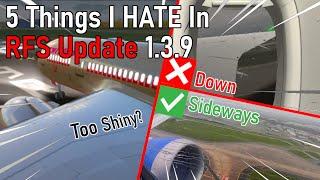 Top 5 PROBLEMS in RFS Update 1.3.9  PhysicsTextures  Real Flight Simulator