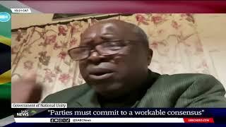 GNU  Parties must commit to a workable consensus Tito Mboweni