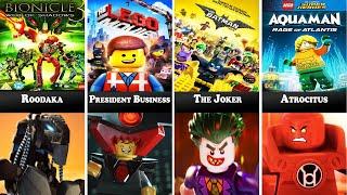 All Villains From The Lego Movies 2003-2024