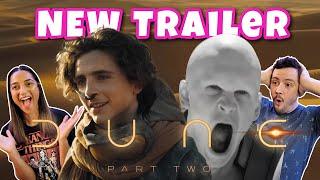 DUNE PART TWO  OFFICIAL TRAILER REACTION  Florence Pugh Timothée Chalamet Austin Butler