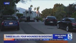 3 dead 4 wounded in shooting near Beverly Crest home