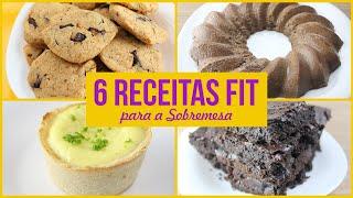 6 Receitas Fit Fáceis para uma Sobremesa Deliciosa