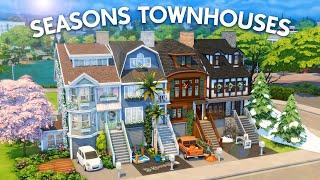 Seasons Townhouses ️ ️  The Sims 4 Speed Build