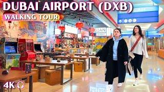 Dubai Airport Walking Tour in Terminal 1 DXB  4k60fps HDR With Captions