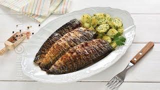 Grilled Mackerel with new potatoes CC Eng Sub  JamilaCuisine