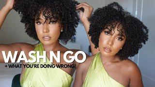 What You’re Doing Wrong On Your Wash N Go  2 product  3C4A HAIR  defined curls  LAUREN CAMILLE