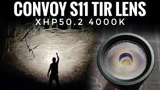 Convoy S11 with TIR Lens 25° Before & After Comparison