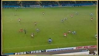 bennito Carbone - First goal for the mighty blue and white wizards SHEFF WED