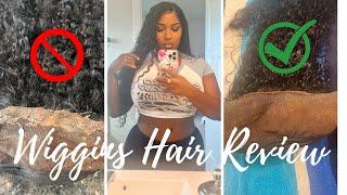 WIGGINS HAIR WIG RE-INSTALL  HOW I CLEAN MY HD LACE WIG  HONEST REVIEW 30 INCHES WATER WAVE