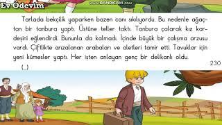 3. Sınıf Türkçe Ders Kitabı Mustafa Çiftlikte