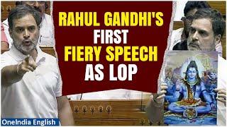 Watch Rahul Gandhis Full Speech on Day 6 of the Parliament Session  First One as Leader of Oppn.