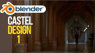 Castel Interior Design Modeling blender 2 79 Part 1