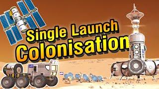 KSP Planetary Colonisation in ONE Launch