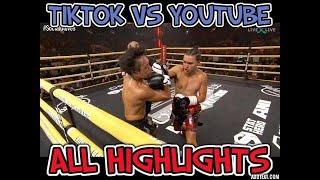 TIKTOK VS YOUTUBE BOXING ALL HIGHLIGHTS AND FIGHTS