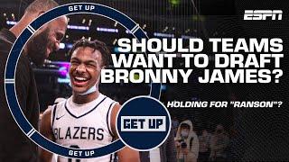 Drafting Bronny James to lure LeBron is a DANGEROUS PLAY ️ - Alan Hahn  Get Up