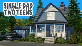 Single Dad & Two Teens  The Sims 4 Speed Build