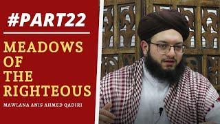 Part 22 Of Imam Al Nawawis Riyad As Saliheen  Introduction to Patience Part 2  Mawlana Anis Ahmed