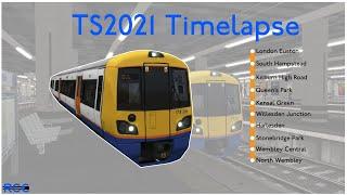TS2021 Timelapse London Euston - North Wembley
