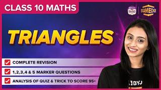 Triangles  Concept and Important Questions  Chapter 06 Class 10 CBSE Boards 2024  Exam Edge