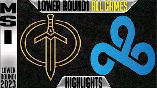 GG vs C9 Highlights ALL GAMES  MSI 2023 Brackets Lower Round 1 Day 6  Golden Guardians vs Cloud9