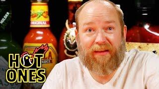 Kyle Kinane Gets Angry Eating Spicy Wings  Hot Ones
