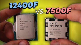 the $130 Ryzen 5 7500F vs the SUB $100 i5 12400F - Whats the Best CPU for your Gaming PC?