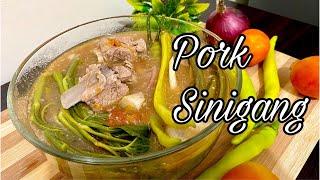 How to cook Sinigang na Baboy  Traditional Pork Sinigang  Simple and Easy cooking