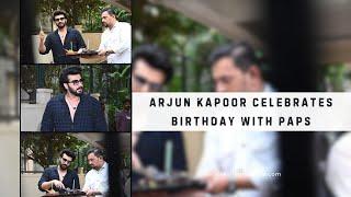 Arjun Kapoor celebrates his birthday with paps cuts cake & more  Video