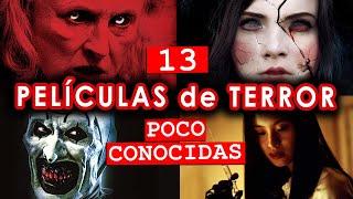 TOP 13 PELICULAS DE TERROR POCO CONOCIDAS PARA NO DORMIR  HALLOWEEN  Edu Rocha Wow Que Pasa