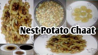 How to make recipe by jannats kitchenNest Potato Chaat recipeNew recipe