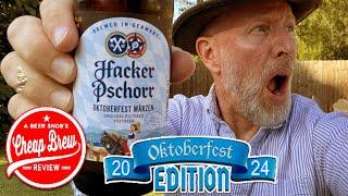 Hacker Pschorr Oktoberfest Beer Review Revisit 2024 by A Beer Snobs Cheap Brew Review