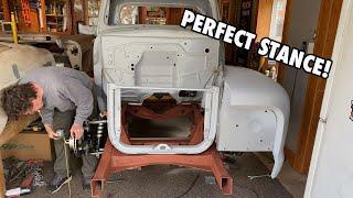 1952 FORD F1 PICKUP TRUCK Build UPDATE - INSTALLING my Dads TCI IFS WITH RideTech Coilovers