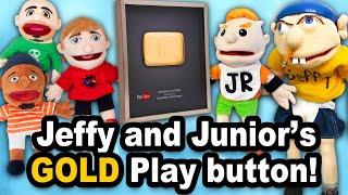 SML Movie Jeffy and Juniors Gold Play Button