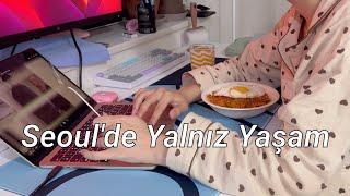 vlog Korede yalnız yaşamak  Kimchi pilavı?  Apgujeong date  kore vlog