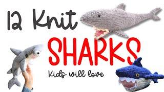 12 Fun SHARK Knitting Projects Your Grandkids Will LOVE