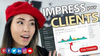 How to Create a Social Media Analytics Report Template + Social Media Analytics Tool Quick & Easy