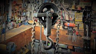 Chain Hoists - How they work - Differential - Chain Fall - LeverRoller Chain