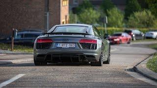 Audi R8 V10 Plus with Capristo Exhaust - LOUD Accelerations 