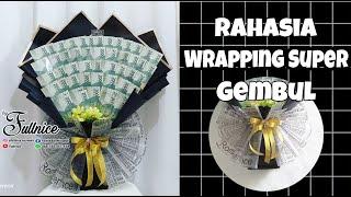 Rahasia wrapping buket gembul  buket uang 50 lembar 2rb an