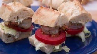 Backyard Cooking With Zippo Grilled Shrimp Po Boy Sliders