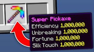 Minecraft But Every Enchant Is Level 1000000...