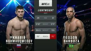 Khabib Nurmagomedov vs Edson Barboza full match