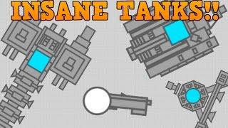 DIEP.IO CREATE YOUR OWN TANK  CRAZY Fan Creations  Fantasy Tank Builder