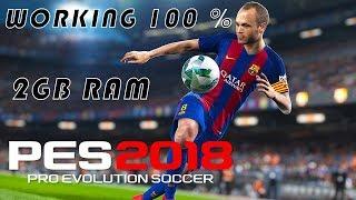 PES 18 WITH 2GB RAM - LOW END PC