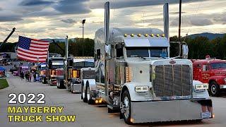 Mayberry Truck Show 2022- Custom Big Rig Trucks - October 1 2022 Mt. Airy NC